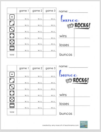 how to play family bunco | teachmama.com