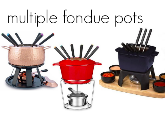 family fondue night  teachmama.com many pots