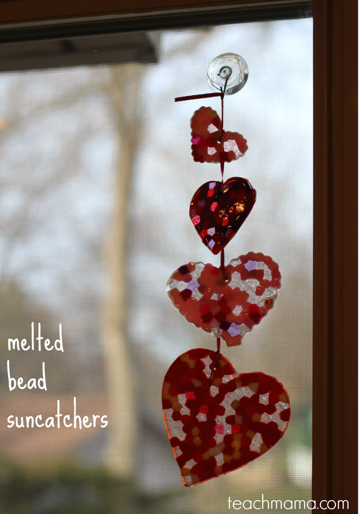 melted bead suncatcher  the artful year  teachmama.com 