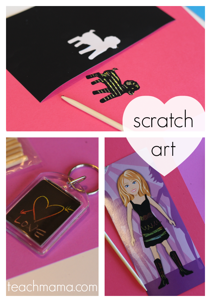valentine's day class party ideas scratch art teachmama.com