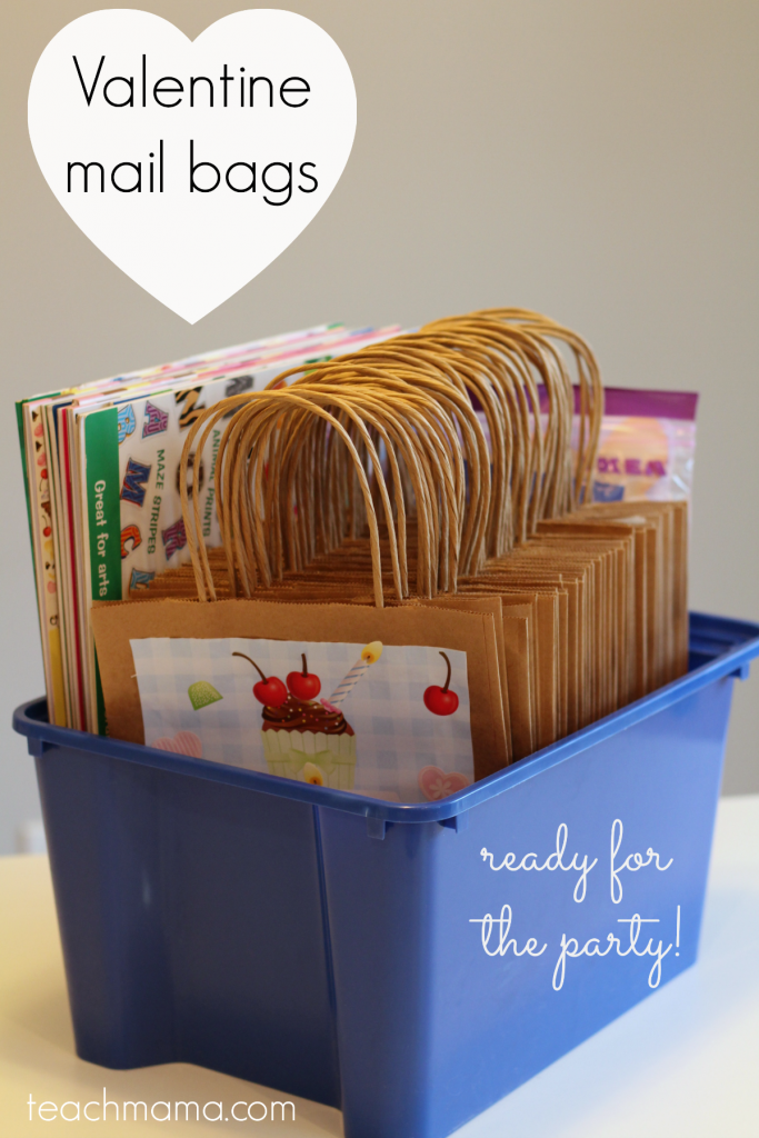valentine's day class party ideas teachmama.com bags