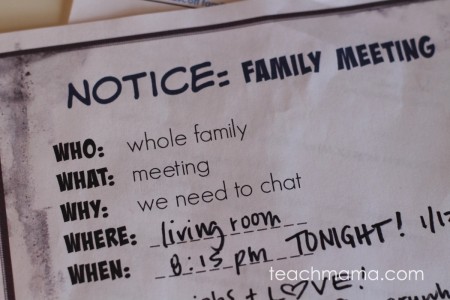 how to have a family meeting: what works for us