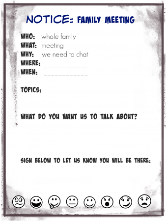 family meeting notice 2