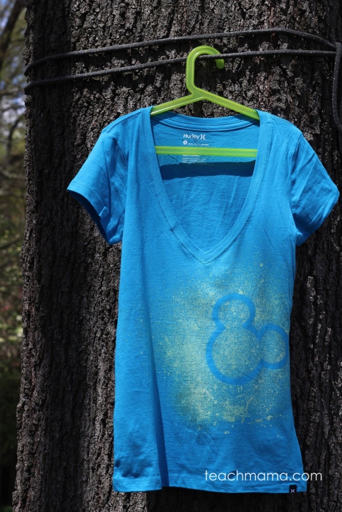 bleached out disney t-shirts | teachmama.com