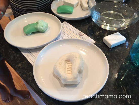 soap experiments: teachmama.com