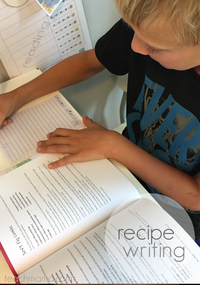 get kids writing | recipa | teachmama.com