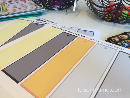 halloween bookmarks make your own teachmama.com