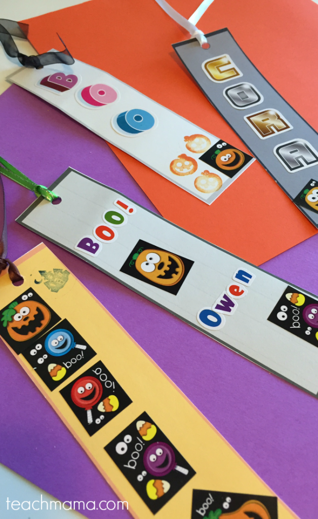 halloween bookmarks make your own teachmama.com