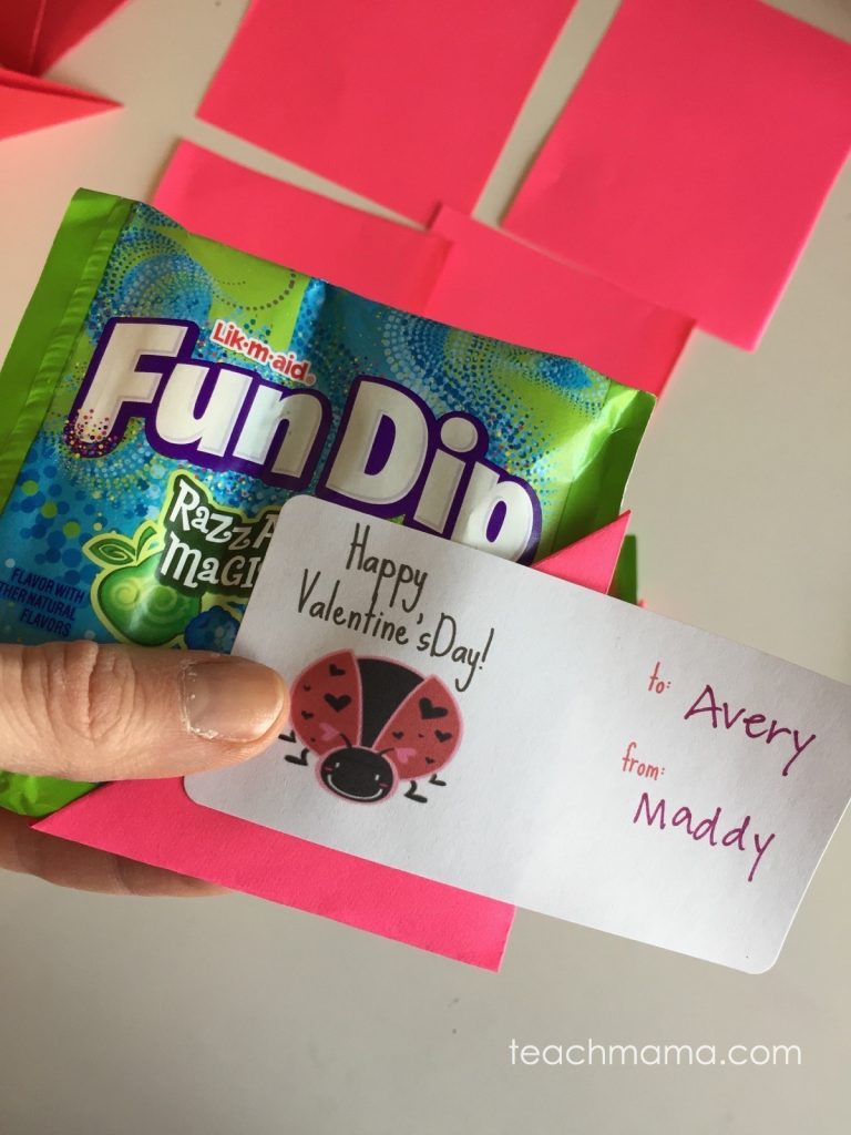 fun dip valentines | teachmama.com