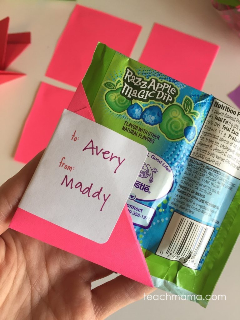 fun dip valentines | teachmama.com