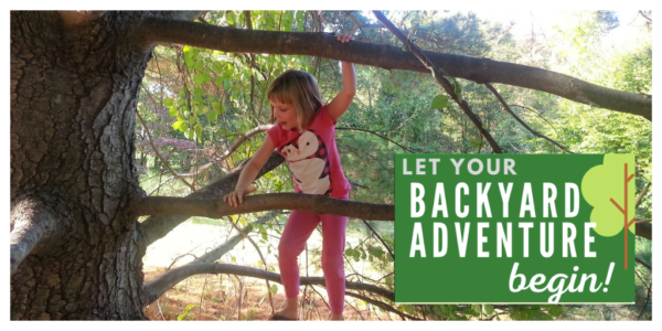 child climbing tree