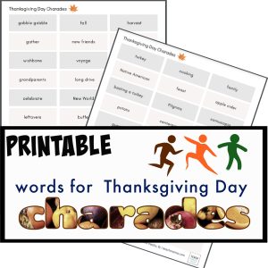 thanksgiving day charades