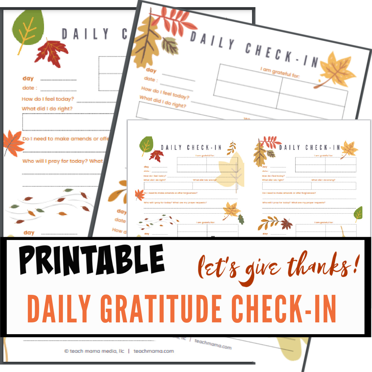 daily check in give thanks