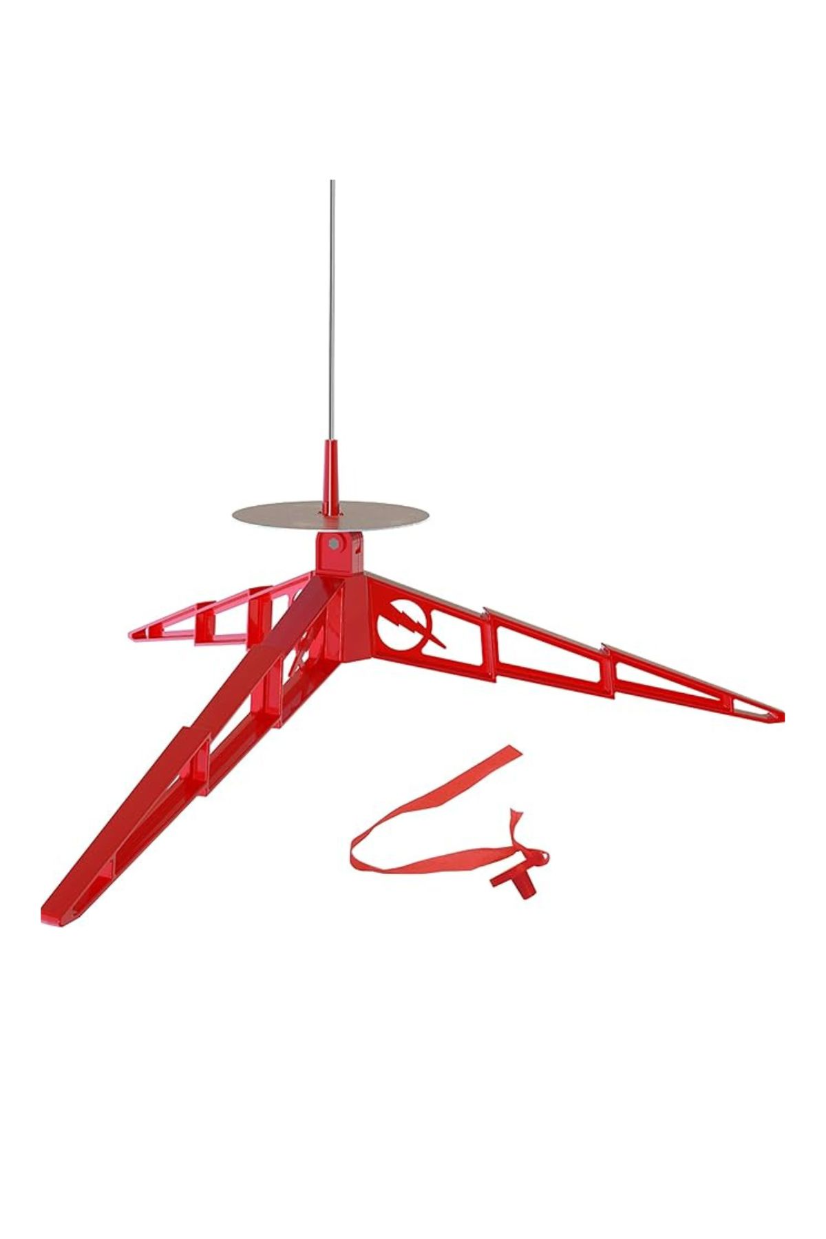 Red Model Rocket Launcher