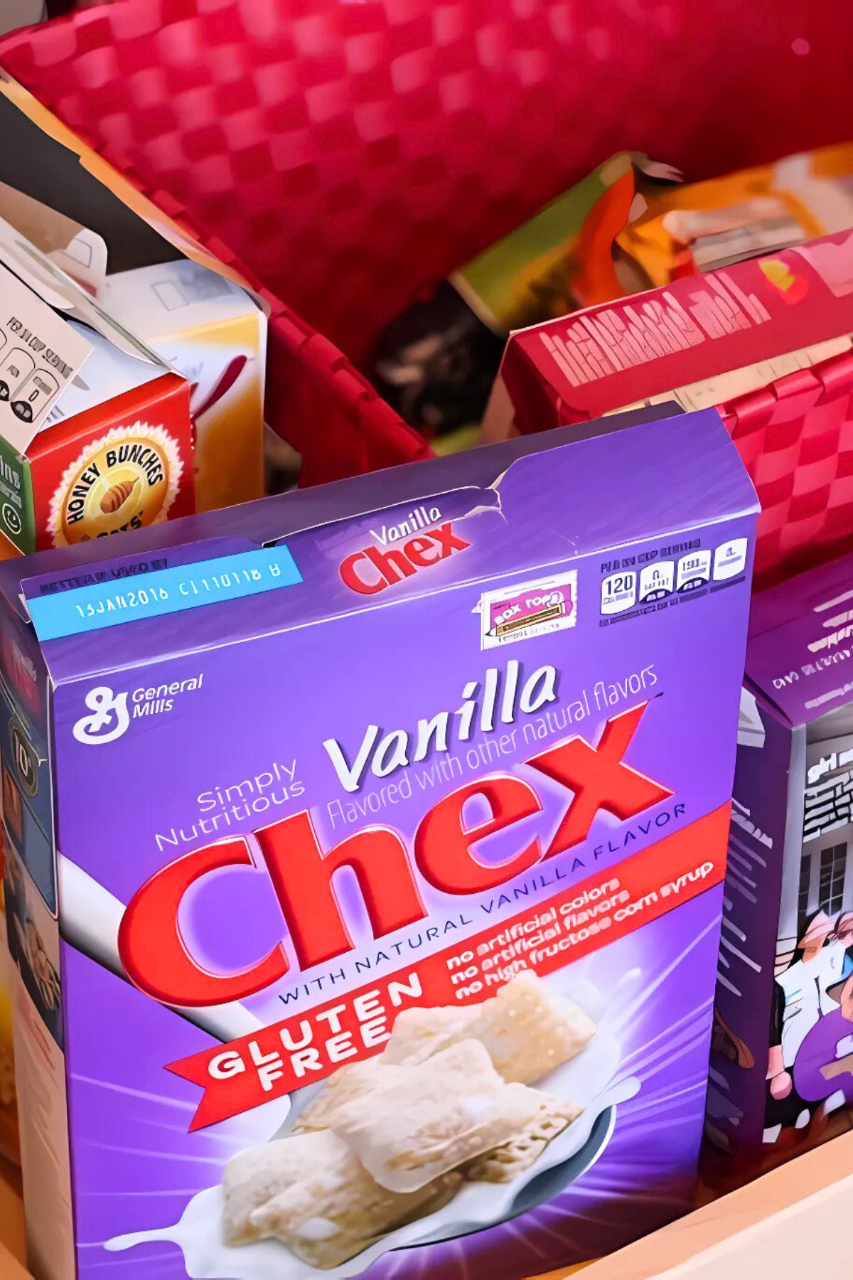 Boxes of cereal