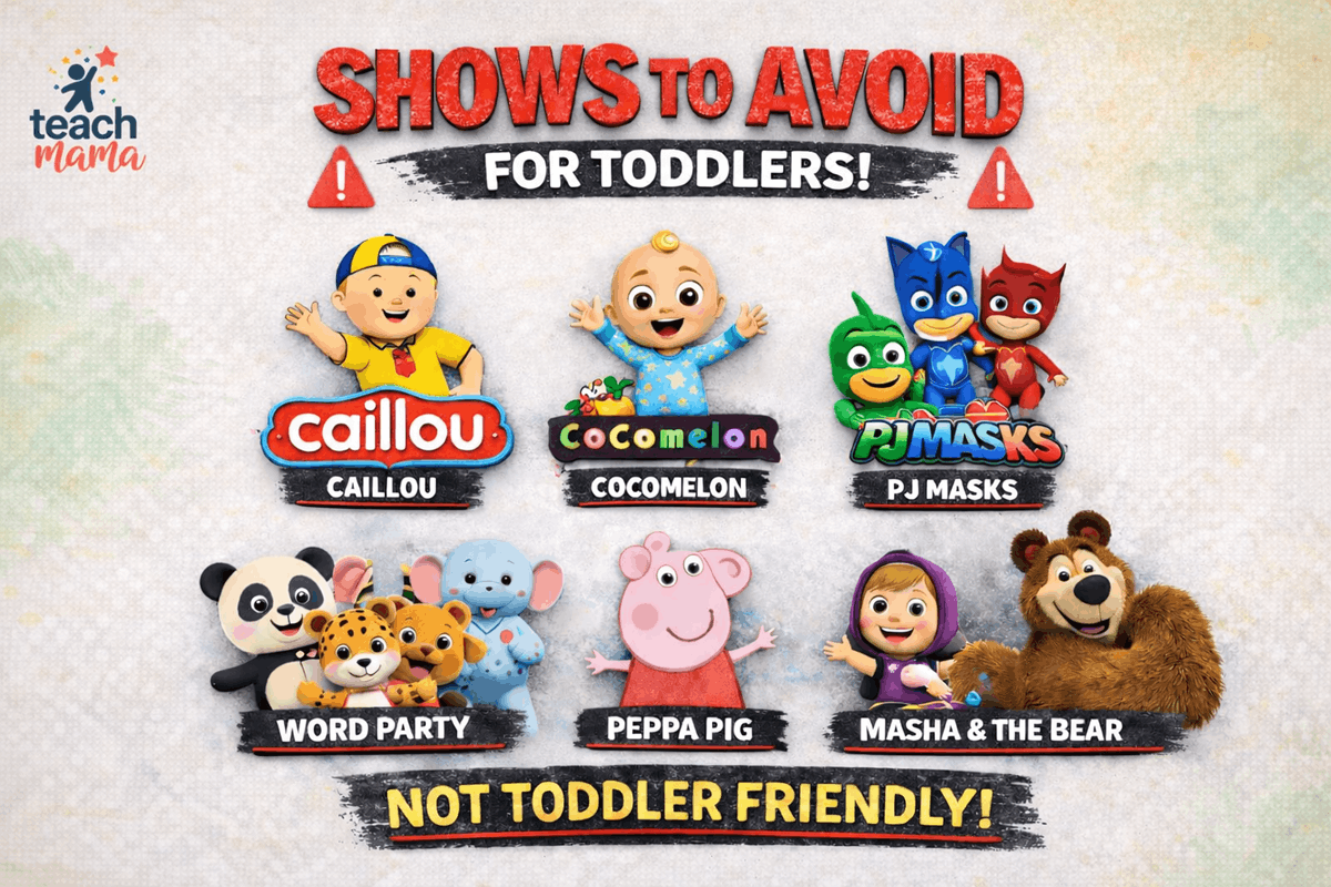 Toddler Shows to Avoid - Teach Mama