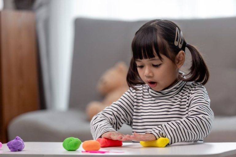 quick trick fast-finger challenges with play-doh