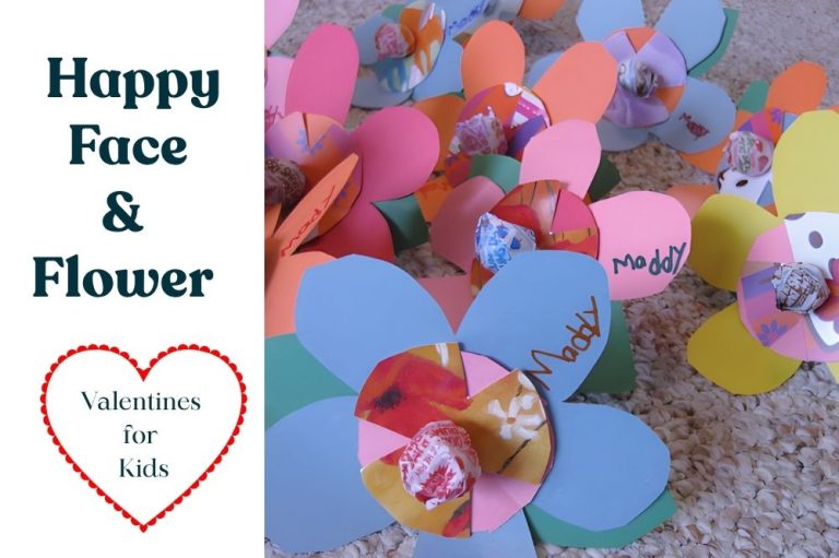 Happy Face and Flower Valentines