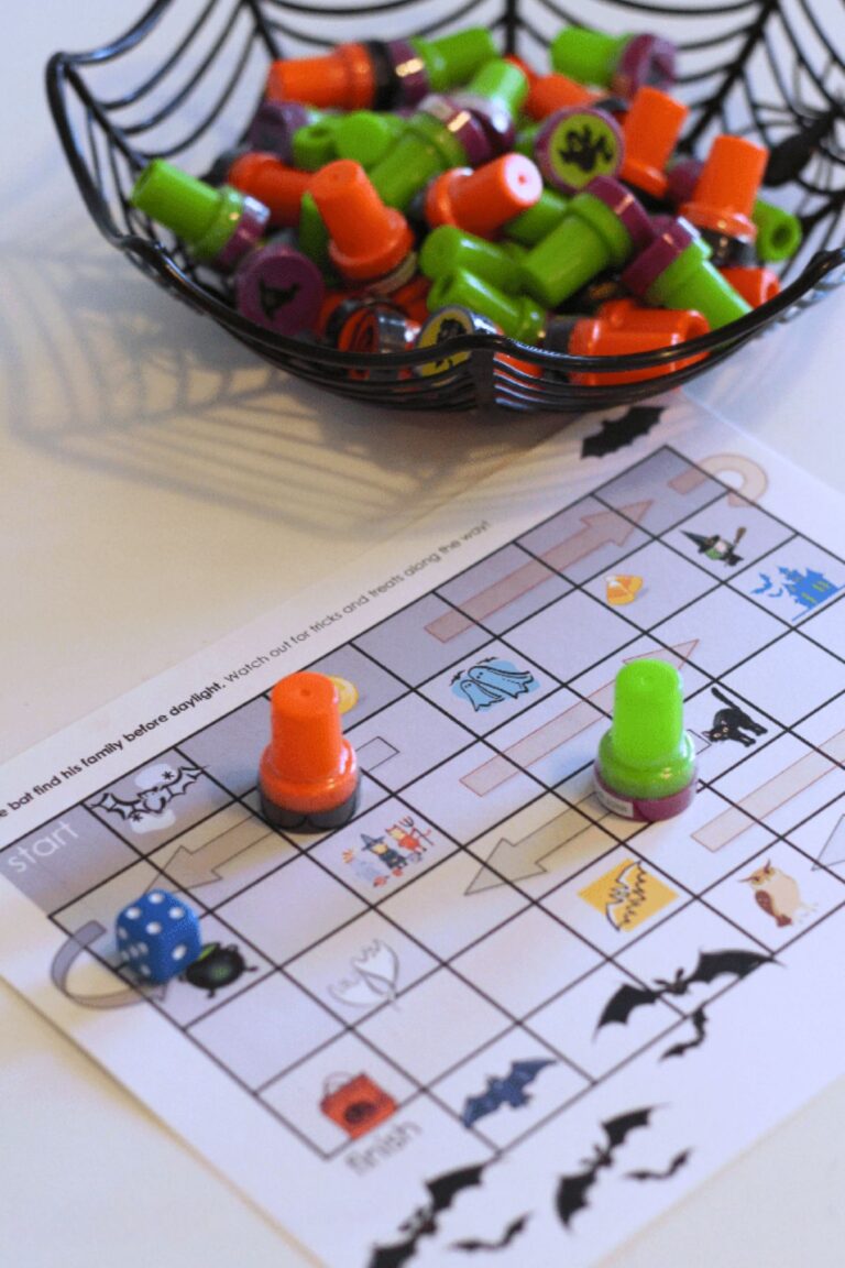 Follow-the-Path board game with playing pieces
