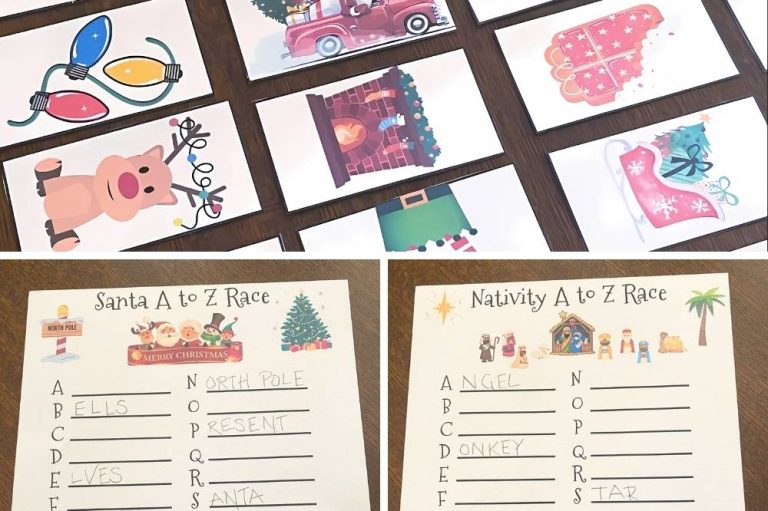Fun Christmas Games Printables for Kids