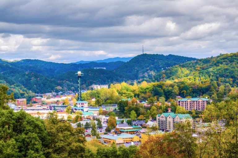 Gatlinburg near the Great Smoky Mountains National Park